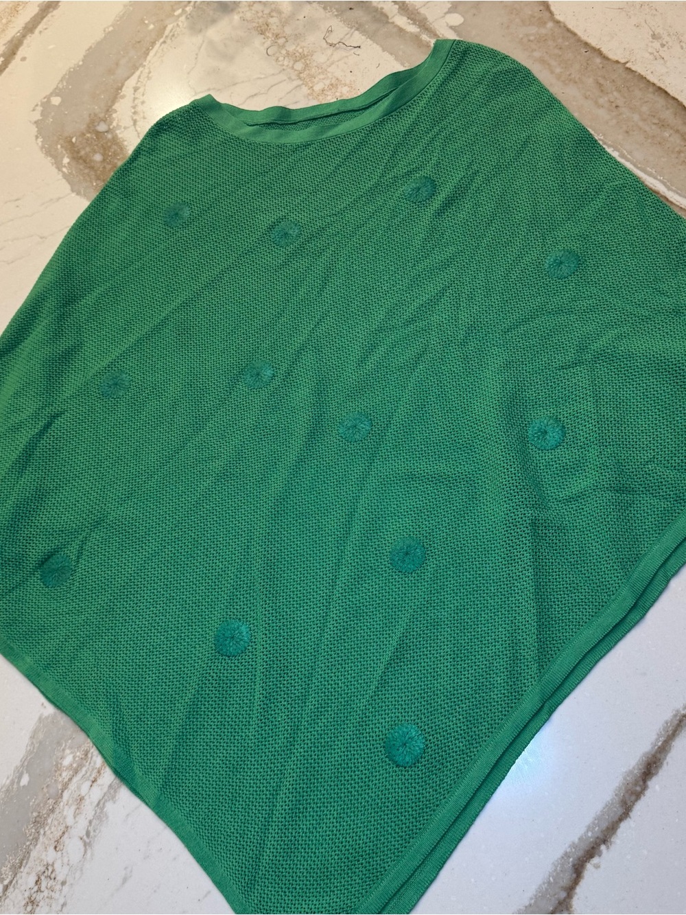 Chicos mesh polkadot poncho size: S/M